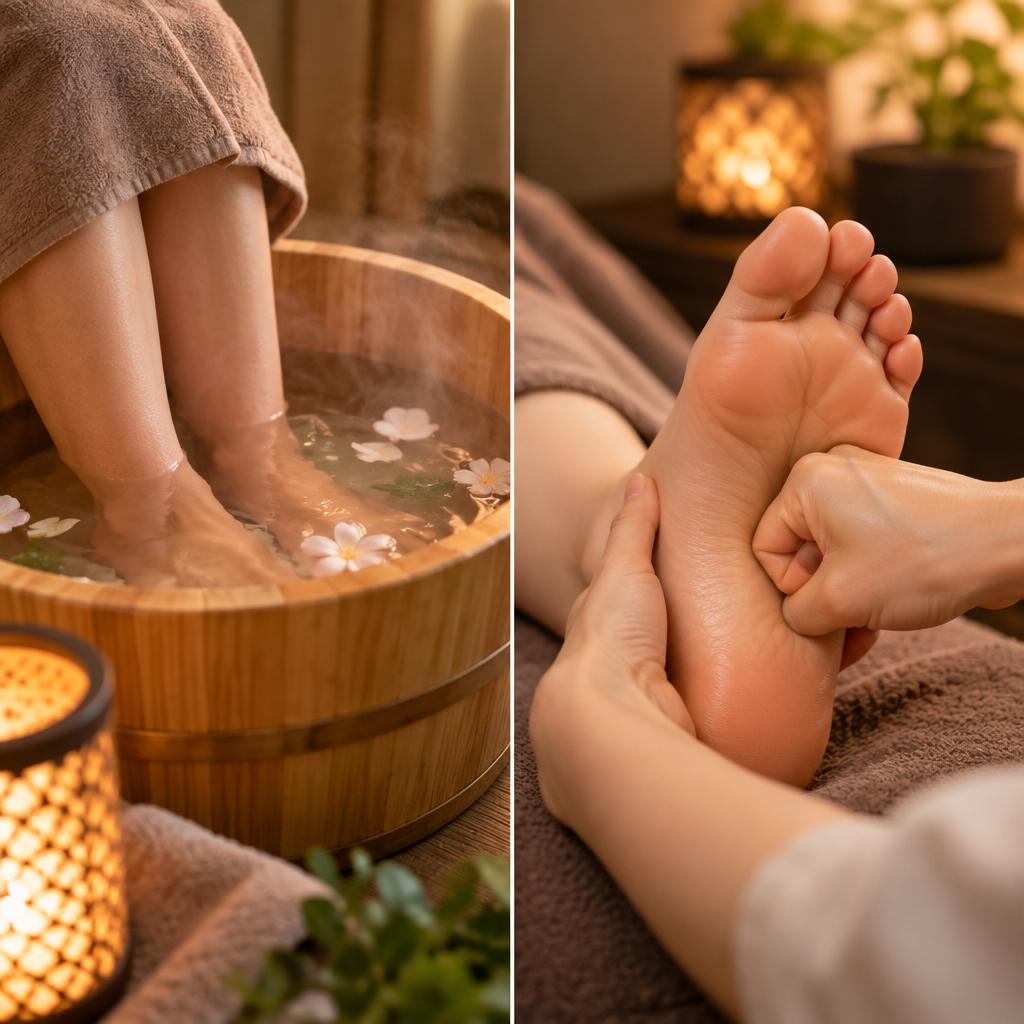 足裏からほっとゆるむ。自律神経を意識した足もみ体験