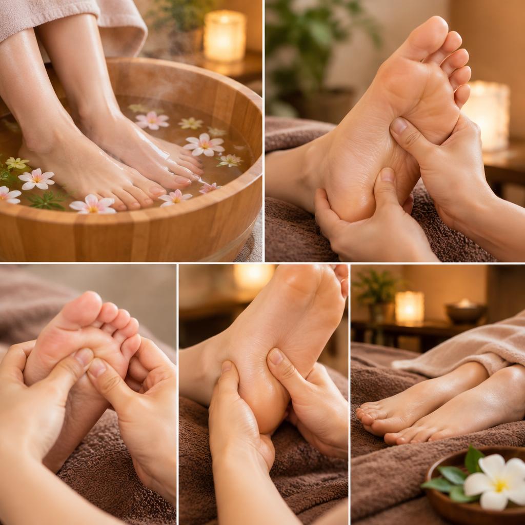 足もみで巡りにアプローチ。足元から軽やかさを目指す